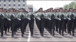 Servicewomen Proud of Taking Part in China’s Military Parades [upl. by Aicitel]