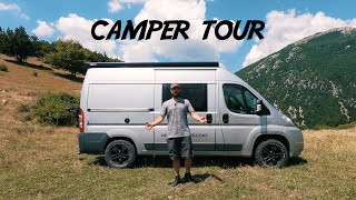 TOUR del CAMPER in cui VIVO da 2 anni [upl. by Annyrb]