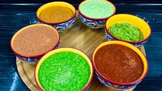 6 Salsas Mexicanas Deliciosas [upl. by Clive]