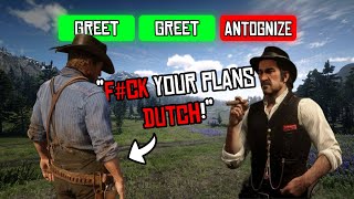 Greet  Greet  Antagonize Camp Members  RDR2 [upl. by Ignatia]