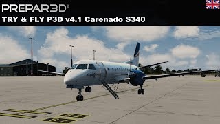 P3DV4 TRY amp FLY Carenado SF 340 ENGLISH [upl. by Ajat]