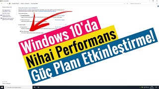 Windows 10da Nihai Performans Güç Planı Nasıl Etkinleştirilir [upl. by Carolann246]