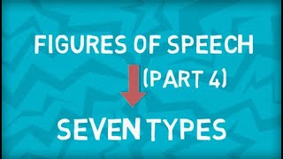 Types of Figures of Speech  Seven Types  Part 4  Synechdoche Antithesis Pun [upl. by Nabila]