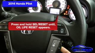 2014 Honda Pilot Oil Light Reset  Service Life Reset [upl. by Olegnaleahcim]