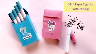 Mini Paper Jar with Package  DIY Paper Box  DIY Cute Paper Box [upl. by Madeleine]