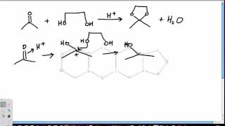 Cyclic Acetal  Ketal Formation [upl. by Lekar]