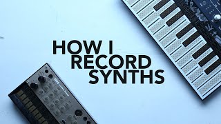 How I record hardware synths with Ableton live example [upl. by Laurence722]