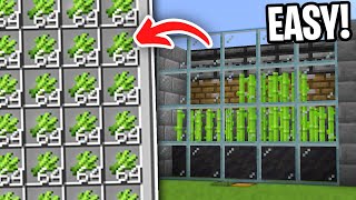 Sugarcane Farm Minecraft 121 JAVA amp BEDROCK [upl. by Frannie]