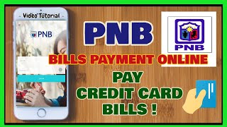 PNB Credit Card Bill Payment How to Pay Credit Card Bills using PNB Internet banking [upl. by Spratt]