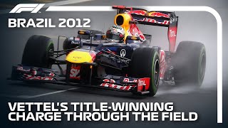 Sebastian Vettels Championship Charge  2012 Brazilian Grand Prix [upl. by Aiden317]