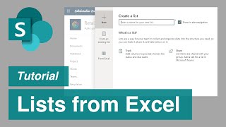 Import Excel Data to a SharePoint List  Microsoft SharePoint [upl. by Leontine]
