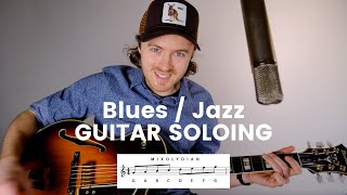 Guitar Lesson  How To Use The Mixolydian Mode To Play SMOOTH Lead Lines Joe Robinson [upl. by Margareta]