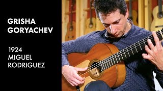 Paco de Lucias ‘Malaguena de Lecuona’  Grisha Goryachev plays 1924 Miguel Rodriguez [upl. by Nyrraf]