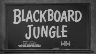 Blackboard Jungle opening credits [upl. by Ninazan]