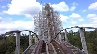 Shivering Timbers HD Front Seat POV  Michigans Adventure [upl. by Saundra]