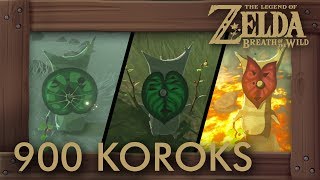 Zelda Breath of the Wild  All 900 Korok Seed Locations [upl. by Javler]