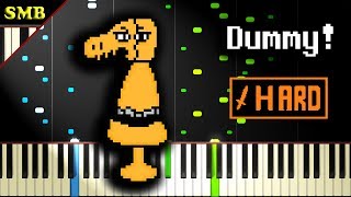 UNDERTALE  DUMMY  Piano Tutorial [upl. by Zulaledairam942]