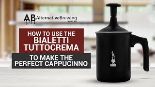 How to Use the Bialetti Tuttocrema Milk Frother [upl. by Seebeck367]