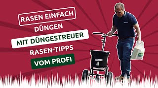 👉Rasen düngen mit Düngerstreuer 🌱 RasenTipps vom Profi 💚 [upl. by Mada]