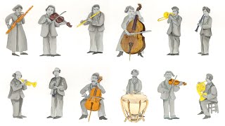 Impariamo gli strumenti musicali  I suoni dellorchestra di Bimbi Urrà [upl. by Ahsuas]