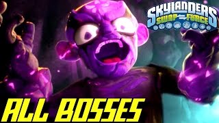 Skylanders Swap Force  ALL BOSSES [upl. by Dodds]