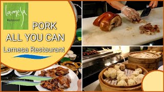 Experience the only Pork all you can buffet in UAE LAMESA Restaurant Asiana Hotel Dubai [upl. by Llerrahs]