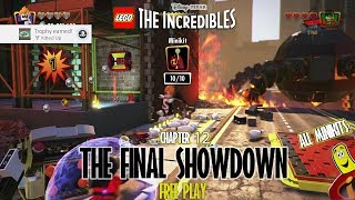 Lego The Incredibles The Final Showdown FREE PLAY All 10 Minikits  HTG [upl. by Dinesh]