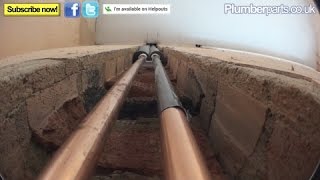 HOW TO CHASE PIPES INTO A WALL  Plumbing Tips [upl. by Ikey175]