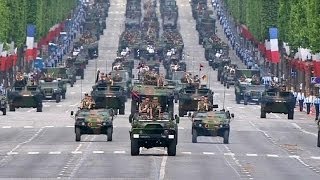 French parade military muscle on nations birthday [upl. by Addam]