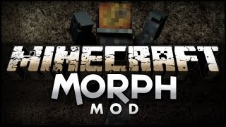 Minecraft MORPH Mod Shapshift Into Any Mob [upl. by Dasha]