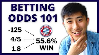 Betting Odds Explained  Sports Betting 101 [upl. by Cassil804]