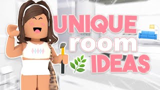 10 UNIQUE Room Ideas for Your House 🔨  Bloxburg [upl. by Lacie]