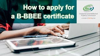 How to apply for a BBBEE certificate via eServices [upl. by Eluk]