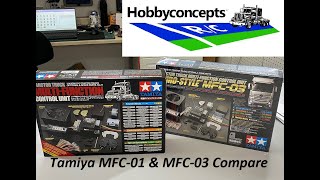 Tamiya MFC01 and MFC03 Comparison  Side by Side [upl. by Ardnahs426]