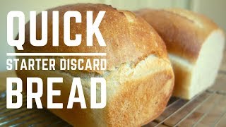 Quick amp Tasty Bread using Sourdough Discard [upl. by Nordin]