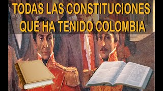 Historia del Constitucionalismo en Colombia LÍNEA DE TIEMPOCRONOLOGÍA [upl. by Nino]