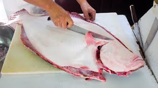 King of Ceviche  HUGE FLOUNDER Peruvian Food at Chez Wong in Lima Peru [upl. by Hashum]