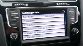 Golf 7 Navigationssystem [upl. by Neffets234]