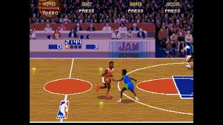 NBA Jam Longplay Sega Genesis Version  Difficulty Extra Hard [upl. by Percival]