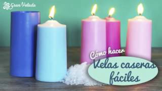 Velas Caseras fáciles [upl. by Pamella]