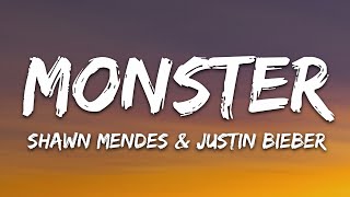 Shawn Mendes Justin Bieber  Monster Lyrics [upl. by Venable]