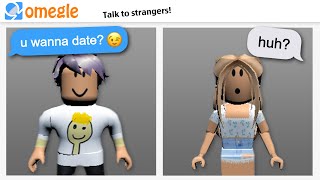 PLAYING OMEGLE ON ROBLOX [upl. by Hamford]