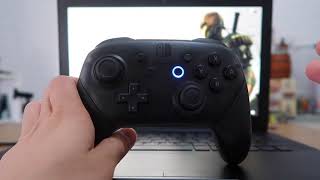 How to Connect Switch Pro Controller to PC  Laptop [upl. by Aicyla]