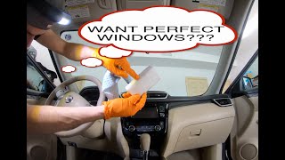 How to clean your interior windshield to PERFECTION [upl. by Selbbep]