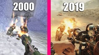 Flamethrower Graphics Evolution in 19 Years of Gaming [upl. by Wilsey]