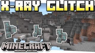 Minecraft Bedrock  XRAY GLITCH ☠️ EASY ☢️ Tutorial  PS4  MCPE  Xbox  Windows amp Switch [upl. by Supen890]