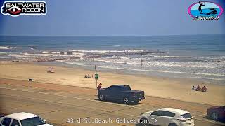 LIVE from 43rd St Beach Cam in Galveston Texas [upl. by Hadrian731]