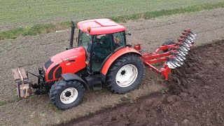 Zetor eco ploughing [upl. by Aratihc717]