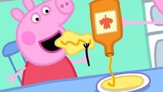 Peppa Pig in Hindi  Pancakes  हिंदी Kahaniya  Hindi Cartoons for Kids [upl. by Cirdor]