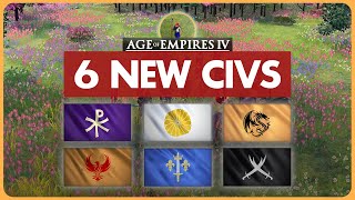 6 NEW Civs  New Campaign amp More in AoE4 [upl. by Stent]